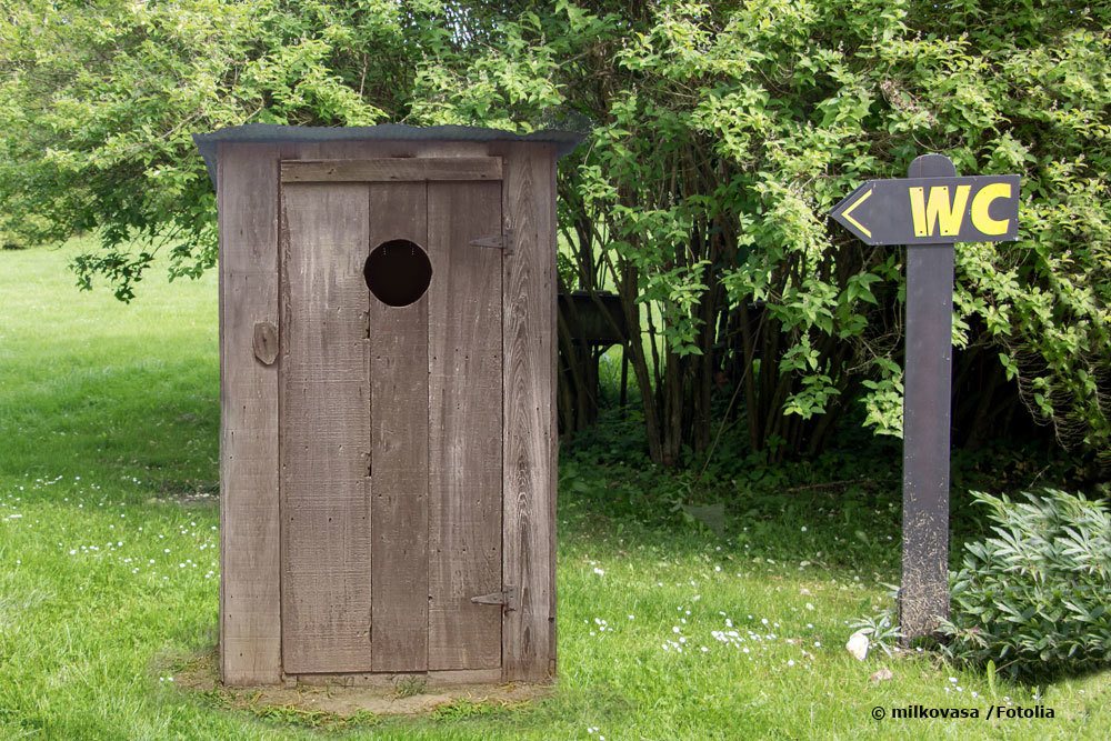 Gartentoilette