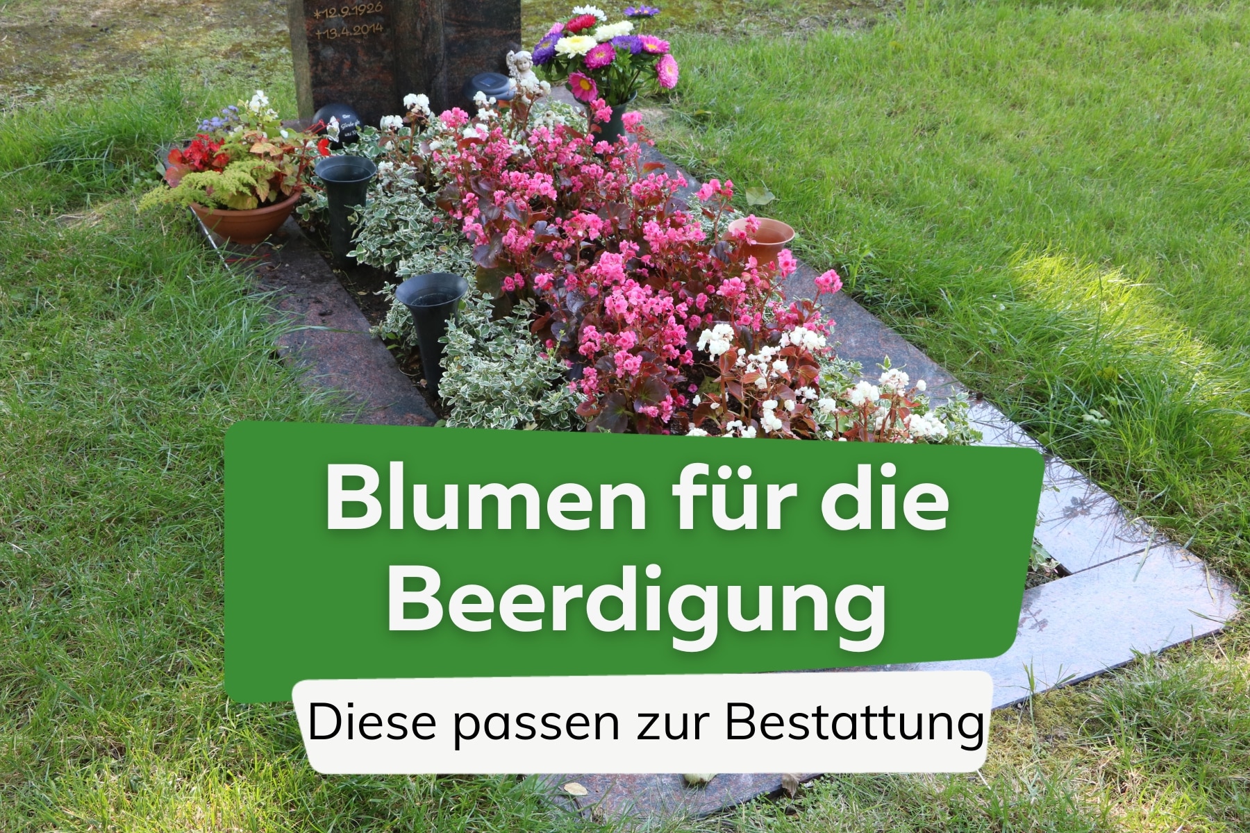 Blumen für die Beerdigung