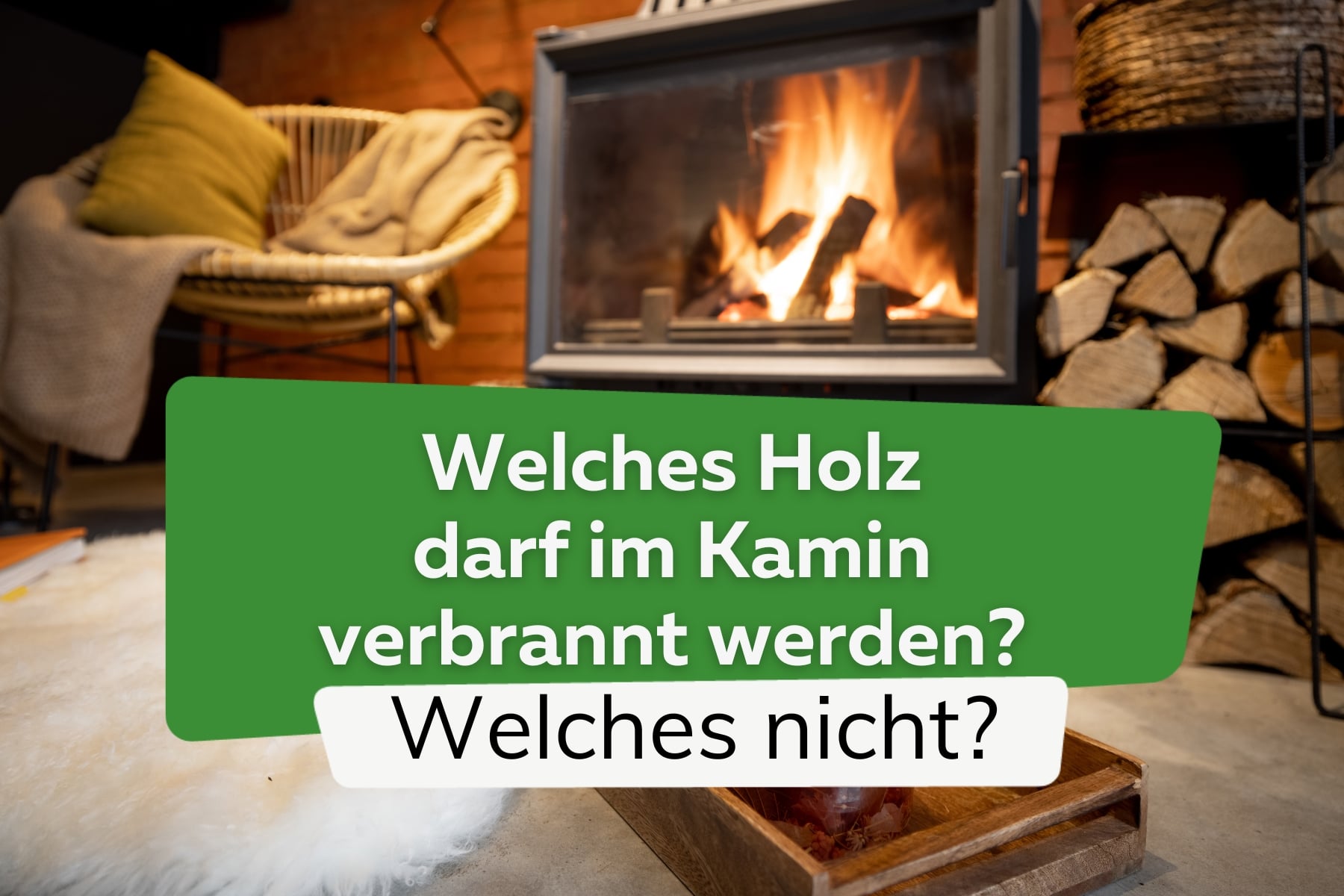 Welche Holz ist für den Kamin geeignet?