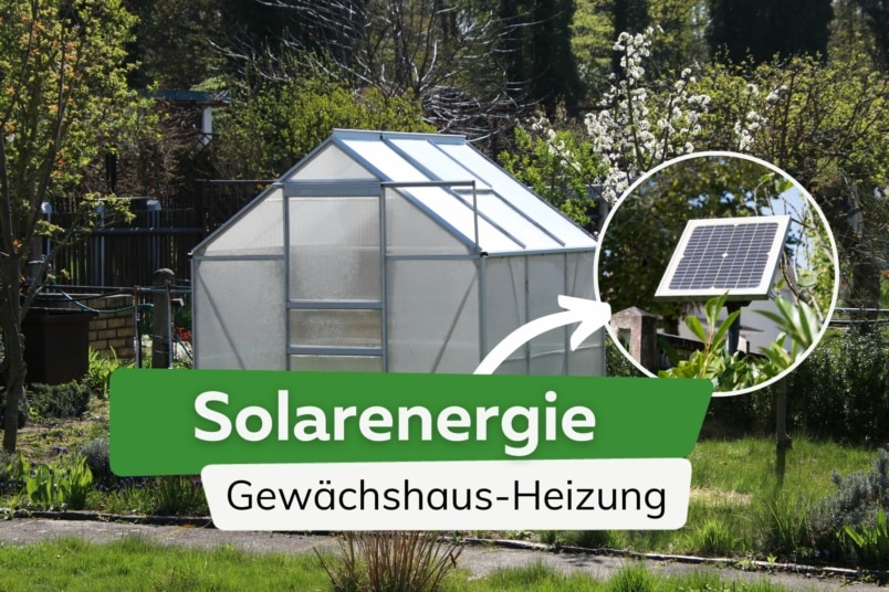 Solarenergie für die Gewächshaus-Heizung