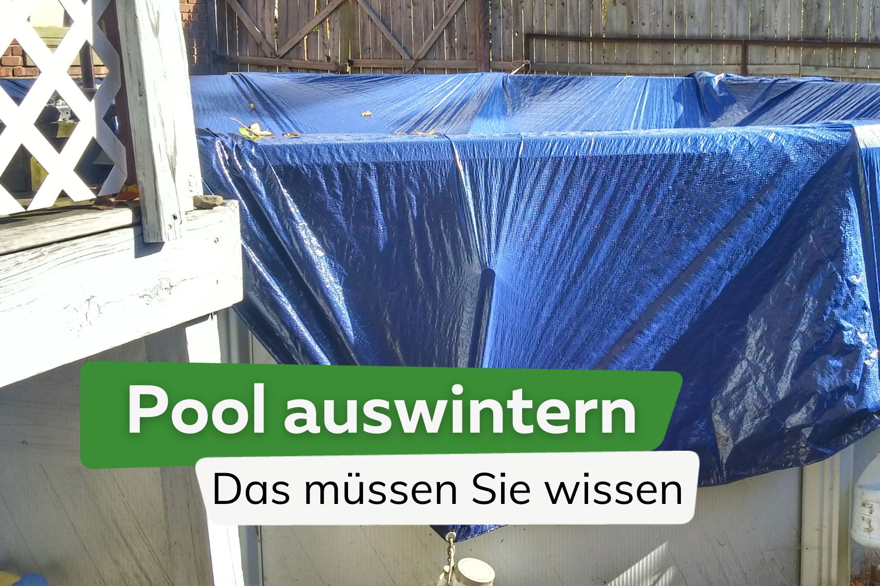 Pool auswintern: Inbetriebnahme nach dem Winter