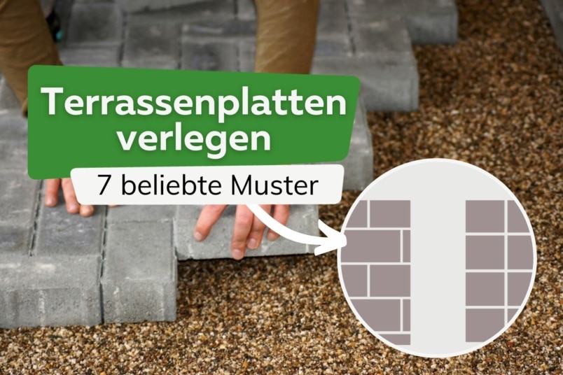 Terrassenplatten verlegen: 7 beliebte Muster