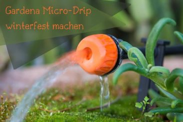 Gardena Micro-Drip winterfest machen: so gelingt es