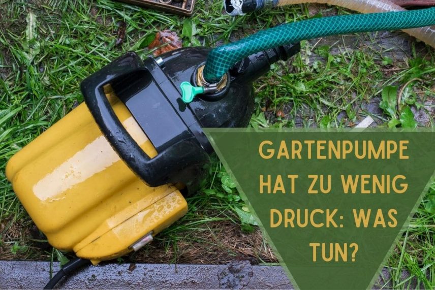 Rückschlagventil für Gartenpumpe einbauen