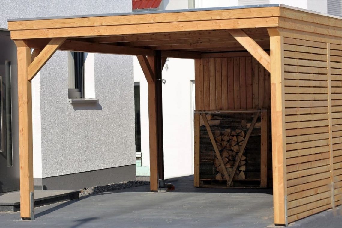 Ein Carport als Parkplatz-Alternative