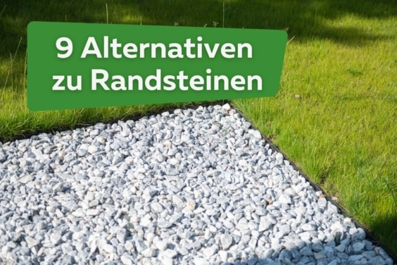 Rasenkante: 9 Alternativen zu Randsteinen