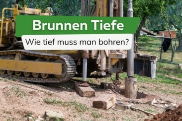 Brunnen Tiefe: wie tief muss man bohren?