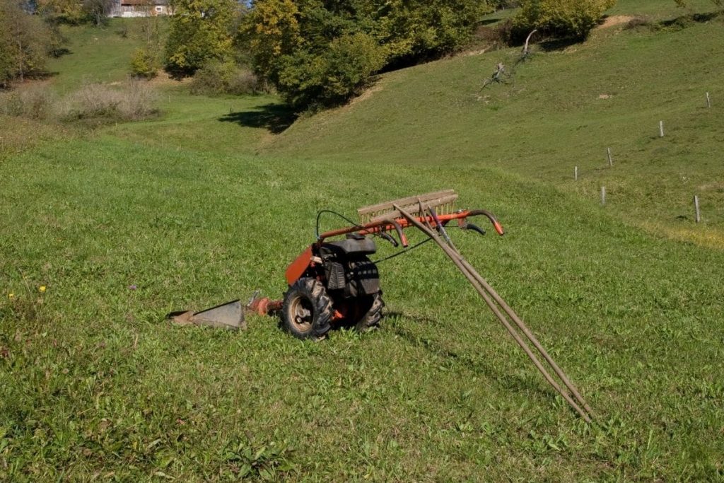 Balkenmäher in der Landwirtschaft