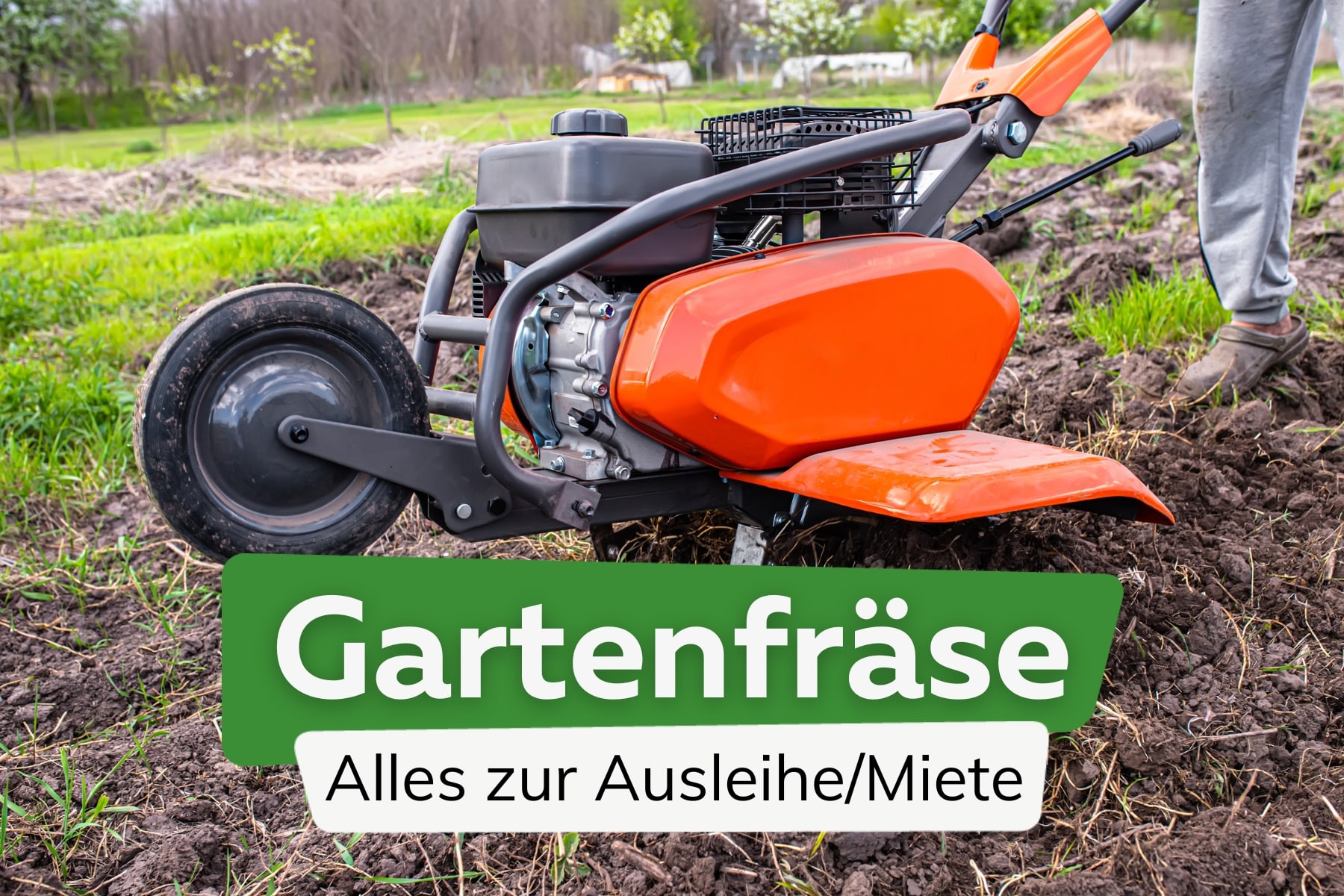 Gartenfräse mieten