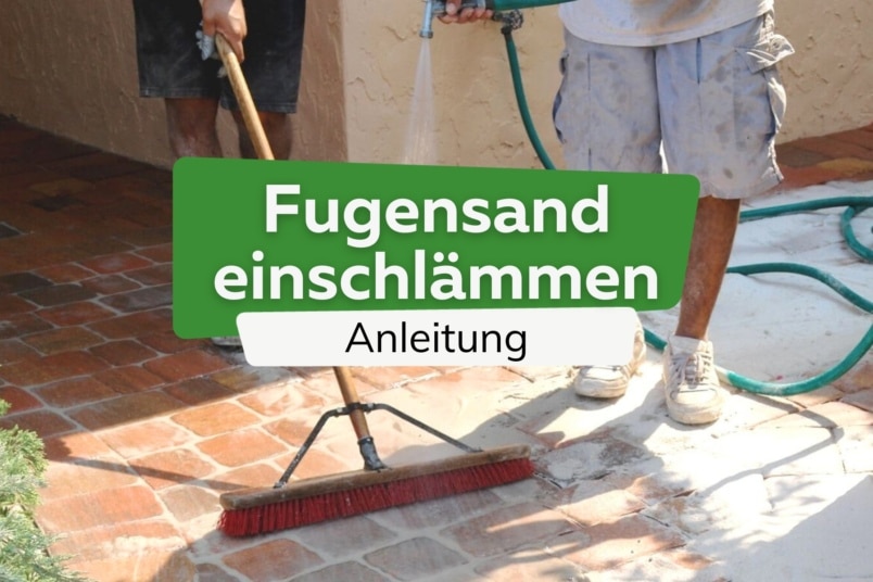 Fugensand einschlämmen: so wird's gemacht