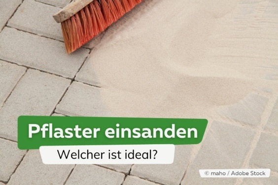 Pflaster einsanden: Welcher Sand ist ideal?