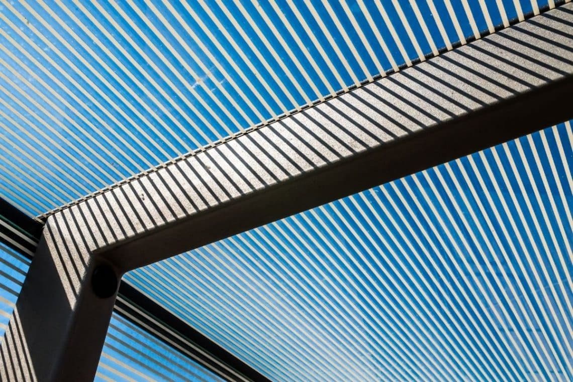 Terrassenüberdachung aus Polycarbonat