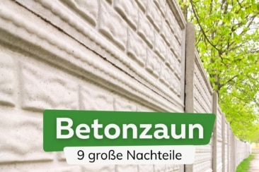 Betonzaun: Die 9 entscheidenden Nachteile