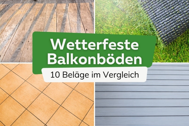 10 wetterfeste Balkon-Bodenbeläge im direkten Vergleich