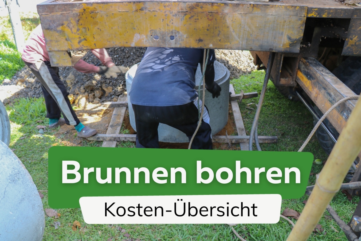 Brunnen Tiefe wie tief muss man bohren?