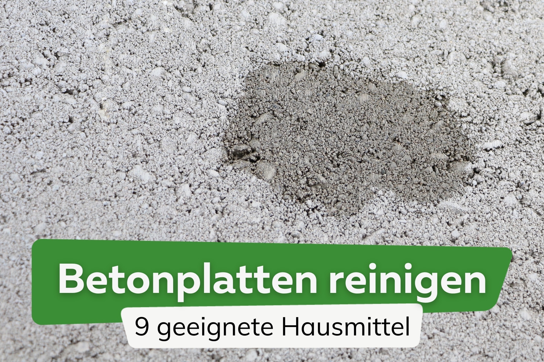 Betonplatten reinigen ohne Hochdruckreiniger