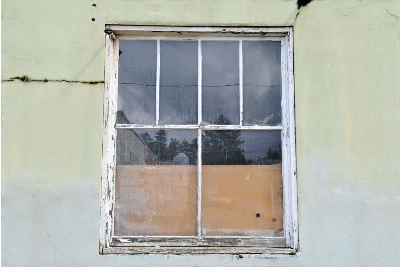 Fenster mit Einfachverglasung