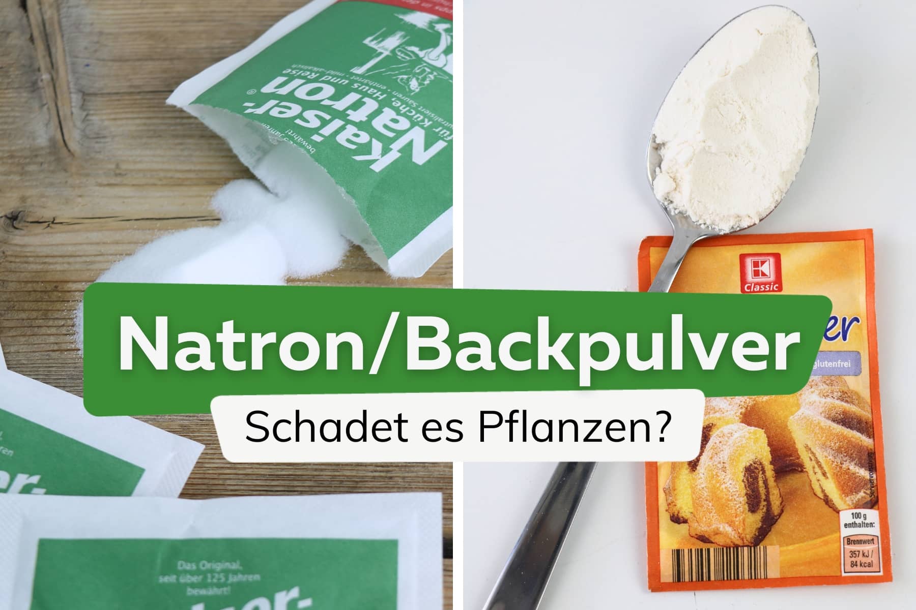 Ist Natron/Backpulver schädlich für Pflanzen?