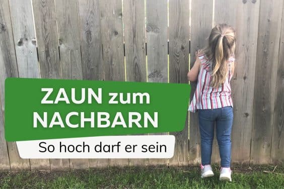 Wie hoch darf ein Zaun zum Nachbarn sein