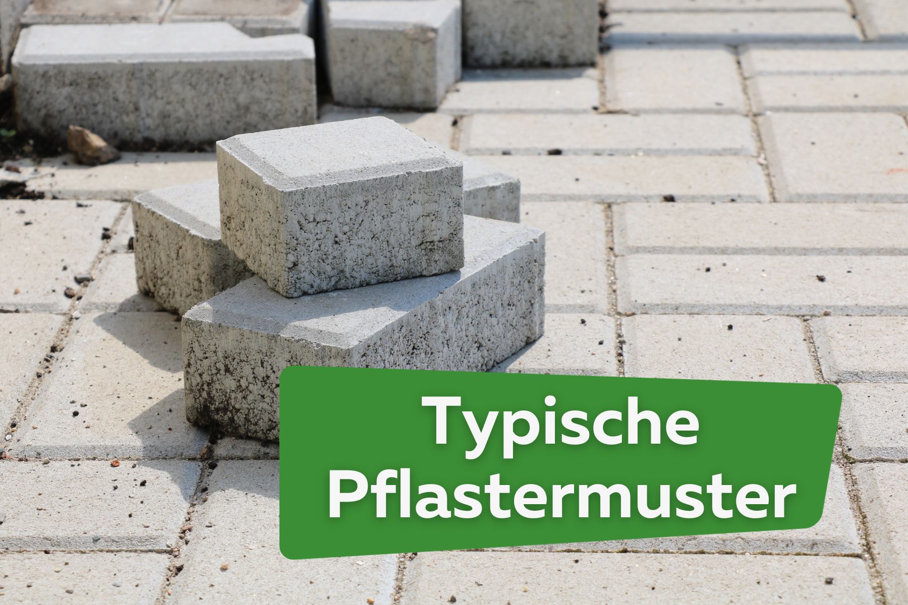 Verlegemuster Pflaster: Typische Pflastermuster Titel