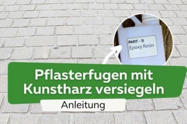 Pflasterfugen mit Kunstharz versiegeln