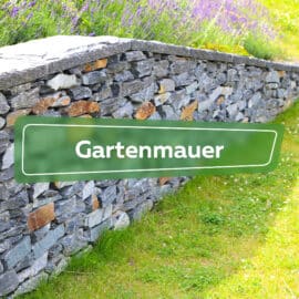 Gartenmauer