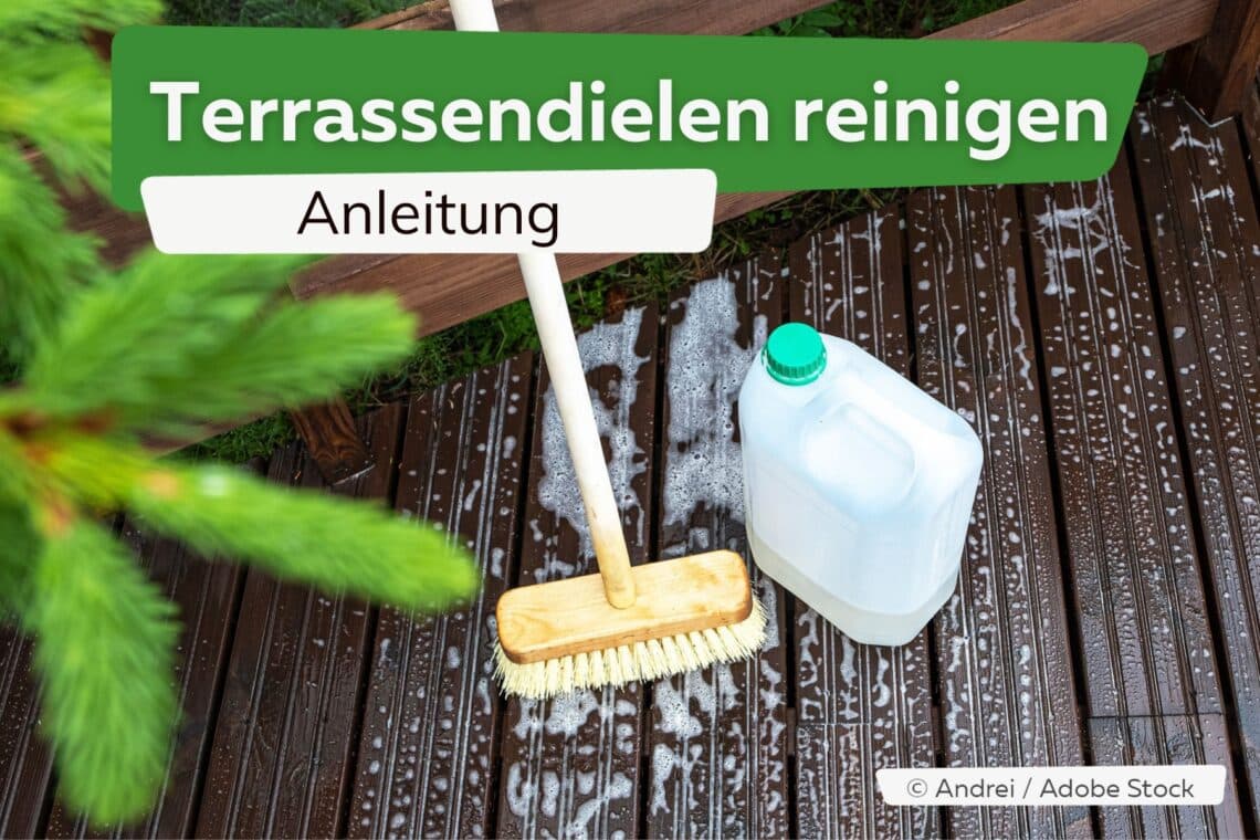 Terrassendielen reinigen