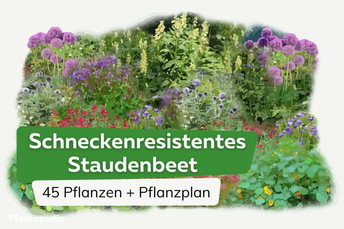 45 schneckenresistente Stauden | Pflanzplan